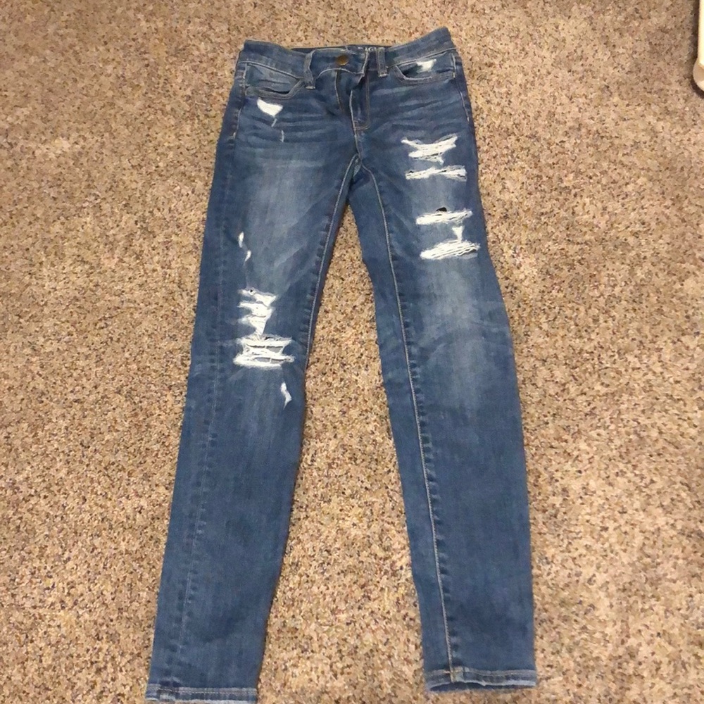 American Eagle super stretch high rise jeans